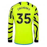 Arsenal Oleksandr Zinchenko #35 Vonkajší futbalový dres 2023-24 Dlhy Rukáv